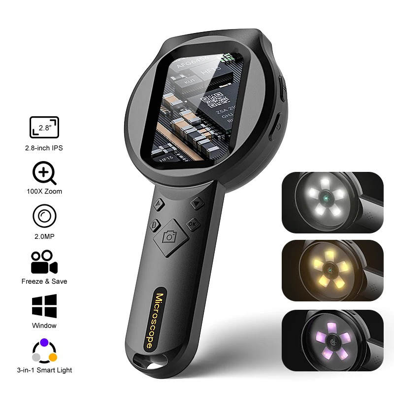 Diy Electronics Microscope - Lente d'Ingrandimento Digitale IPS 2.8'' HD