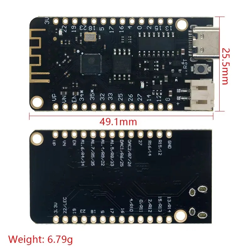 Esp32 Wifi Bluetooth - Scheda di Sviluppo ESP32 Lite V1.0.0
