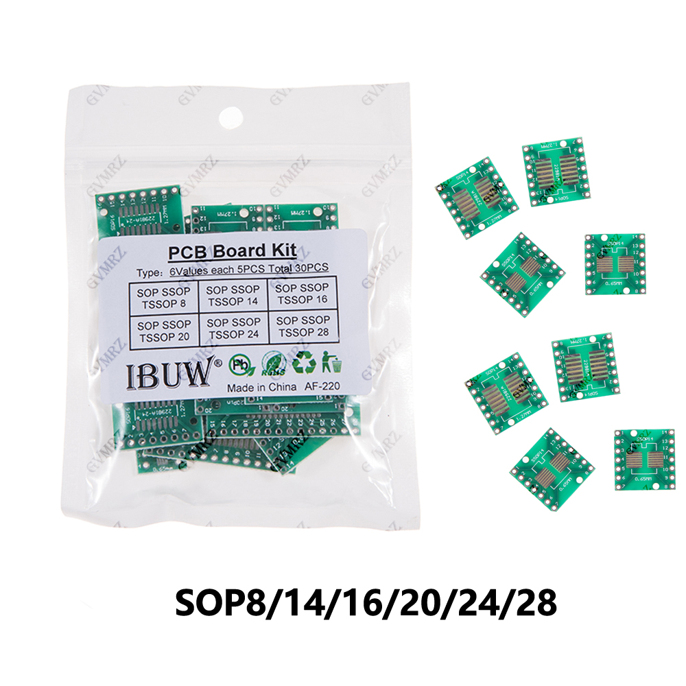 Diy Electronics Com - Kit Adattatore PCB 30 Pezzi 6