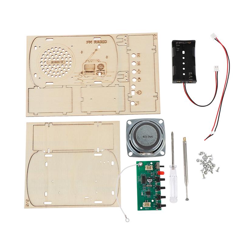 Kit Radio FM in Legno Fai-da-T - Diy Electronics Projects For Kids recensione e prezzo