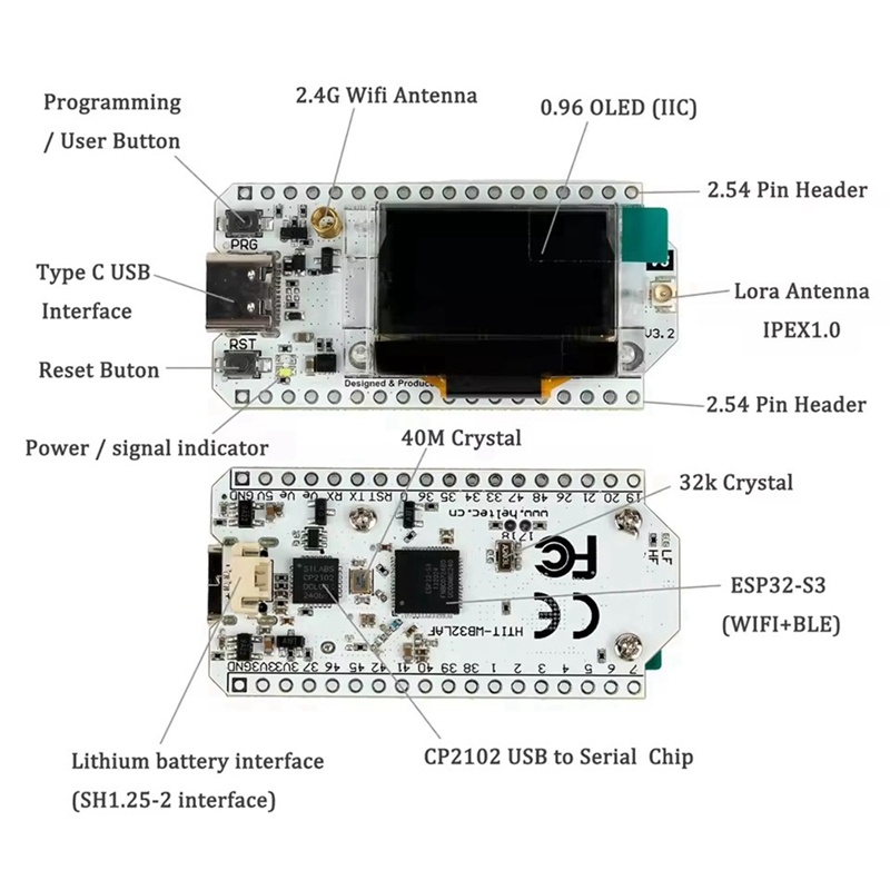 Heltec LoRa32 V3 863-928MHZ ES - Esp32 Wifi Bluetooth recensione e prezzo