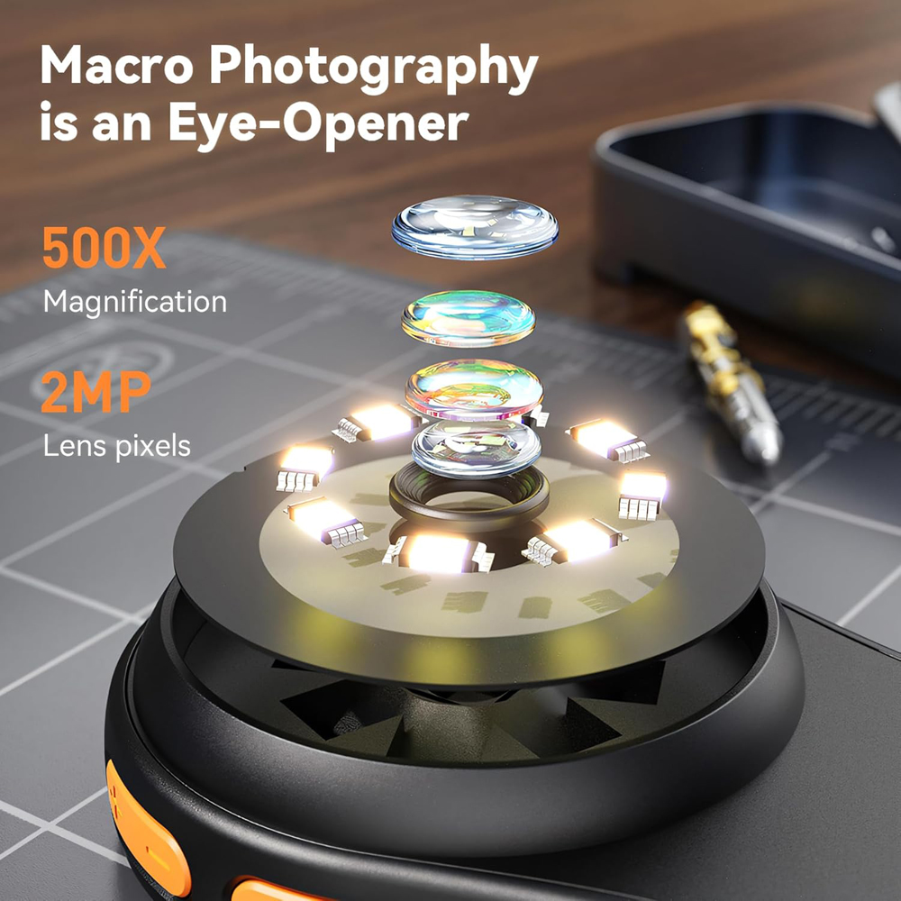 Microscopio Digitale 500X 1080 - Diy Electronics Microscope recensione e prezzo