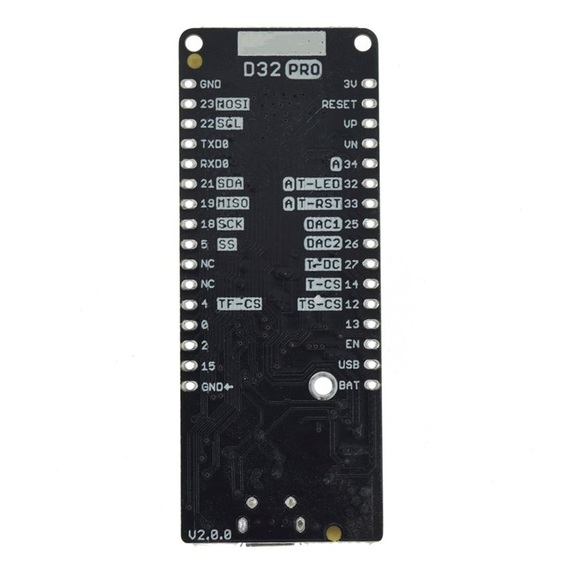 B03B-Per LOLIN D32 Pro V2.0.0  - Esp32 Wifi Bluetooth recensione e prezzo