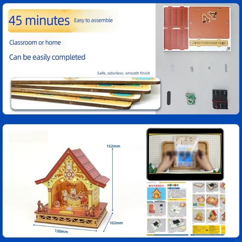 XXFE Modello casa assemblaggio - Diy Electronics Projects For Kids recensione e prezzo