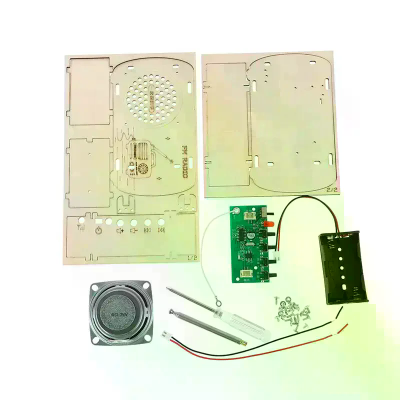 Kit Radio FM in Legno Fai-da-T - Diy Electronics Projects For Kids recensione e prezzo