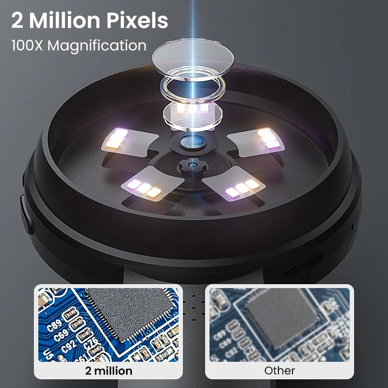 Lente d'Ingrandimento Digitale - Diy Electronics Microscope recensione e prezzo